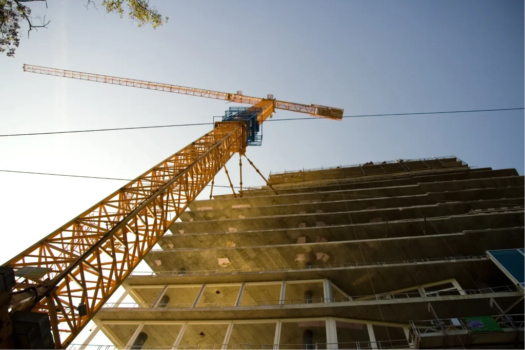 crane in the construction site